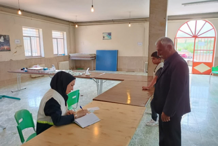 اردوی جهادی بهداشت و درمان در دهستان دیناران شهرستان اردل استان چهارمحال و بختیاری