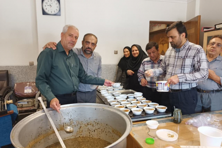 برگزاری جشن عید غدیر در شبکه بهداشت و درمان لنجان